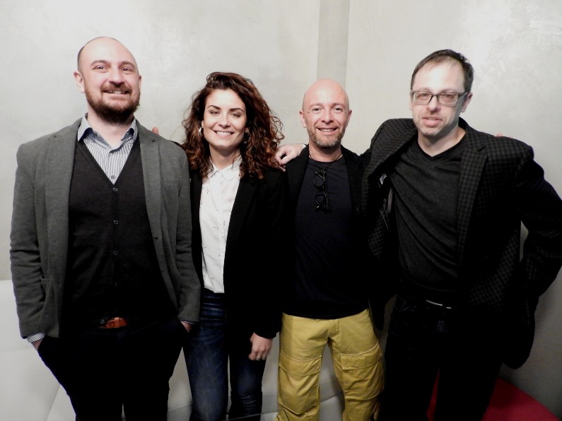 Valerio Massacci, Elisa Fratini, Luca Catania and Brian Cugelman